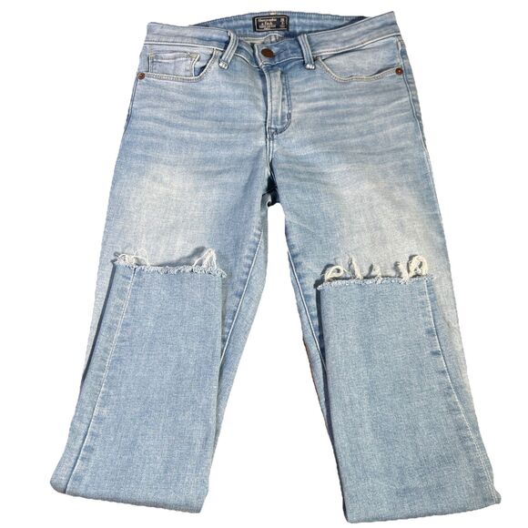 Abercrombie & Fitch Denim - Abercrombie & Fitch Harper Low Rise Ankle Women’s 2R Stretch Denim Jeans 28x26